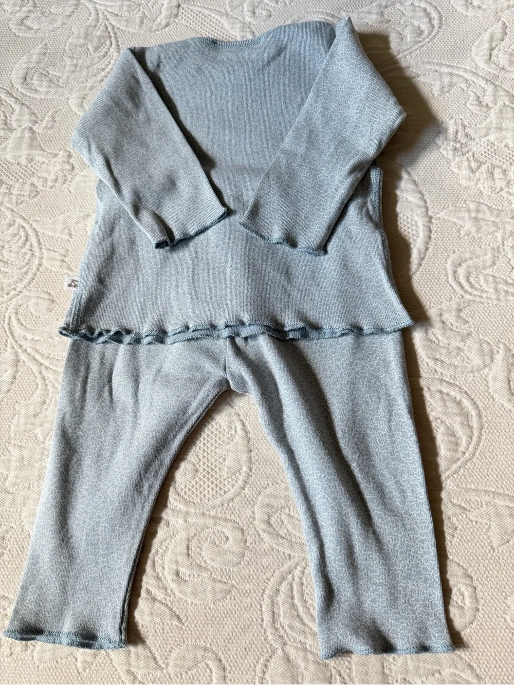 BONPOINT Baby Blue Set Size 6 Months